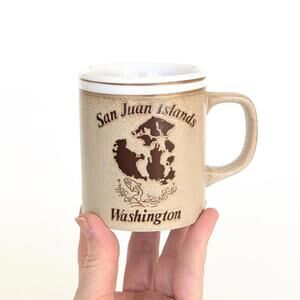 Vintage San Juan Islands Souvenir Coffee Mug - Washington State